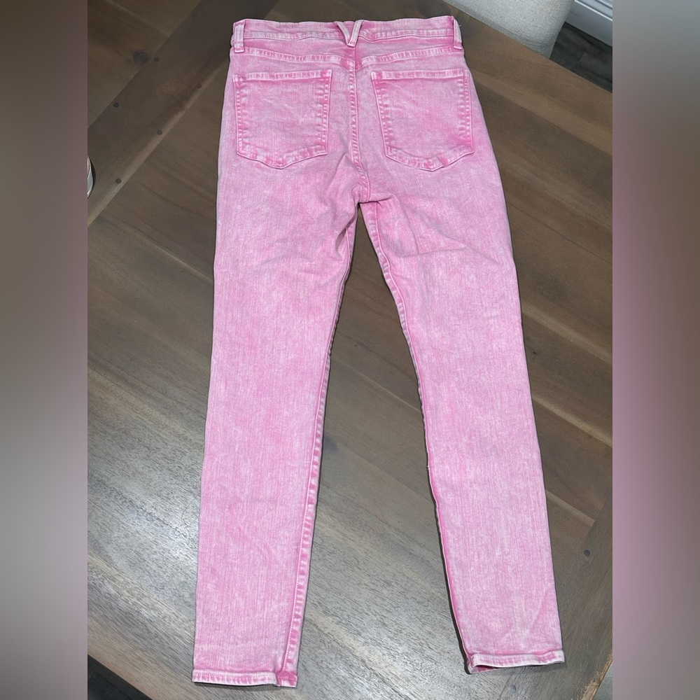 🩷Veronica Beard Pink 🩷Washed Kate Skinny High Rise 29